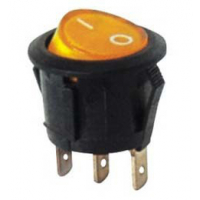 施霸 雙刀帶燈圓形開關 船型開關 RK3-5(X)6腳電源開關，產品多多，歡迎選購
