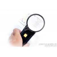 【臺灣寶工】圓形手持式 帶燈4倍放大鏡 維修工具 8PK-MA006